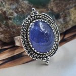 Tanzanite 925 Sterling Silver Ring (REXT39-3)