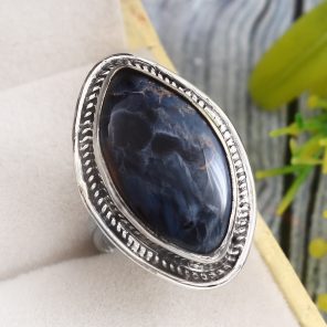 Pietersite Size US 5 925 Sterling Silver Ring (REXT73-158)