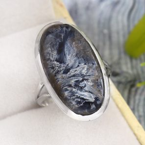 Pietersite Size US 7 925 Sterling Silver Ring (REXT73-203)