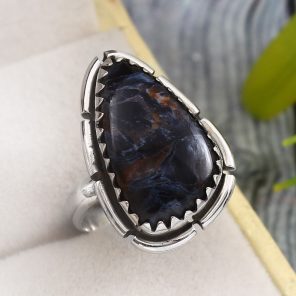 Pietersite Size US 5 925 Sterling Silver Ring (REXT73-165)