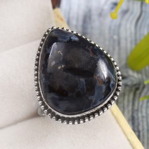 Pietersite Size US 11 925 Sterling Silver Ring (REXT73-182)