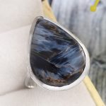 Pietersite Size US 10 925 Sterling Silver Ring (REXT73-199)