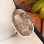 Jasper Size US 9 925 Sterling Silver Ring (REXT33-149)