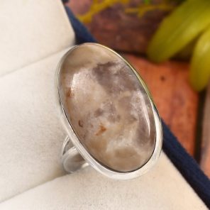 Jasper Size US 9 925 Sterling Silver Ring (REXT33-149)