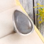 Angelite Size US 5 925 Sterling Silver Ring (REXT73-262)