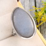 Angelite Size US 11 925 Sterling Silver Ring (REXT73-250)