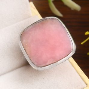 Pink Opal Size US 5 925 Sterling Silver Ring (REXT73-152)