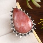 Pink Opal Size US 6 925 Sterling Silver Ring (REXT73-101)