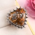 Indonesian Red Marcasite Size US 5 925 Sterling Silver Ring (RS64-23)