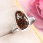 Indonesian Red Marcasite Size US 11 925 Sterling Silver Ring (RS64-89)