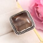 Indonesian Red Marcasite Size US 11 925 Sterling Silver Ring (RS64-75)