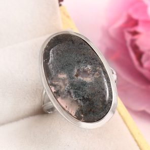 Indonesian Red Marcasite Size US 9 925 Sterling Silver Ring (RS64-98)