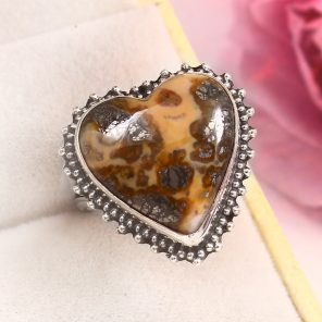 Indonesian Red Marcasite Size US 7 925 Sterling Silver Ring (RS64-46)