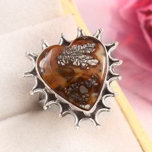 Indonesian Red Marcasite Size US 6 925 Sterling Silver Ring (RS64-37)