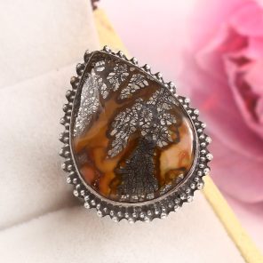 Indonesian Red Marcasite Size US 7 925 Sterling Silver Ring (RS64-45)