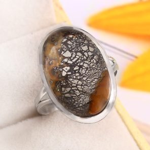 Indonesian Red Marcasite Size US 12 925 Sterling Silver Ring (RS64-85)