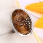 Indonesian Red Marcasite Size US 5 925 Sterling Silver Ring (RS64-113)