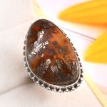 Indonesian Red Marcasite Size US 5 925 Sterling Silver Ring (RS64-27)