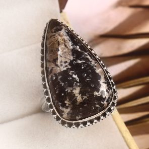 Wild Horse Jasper Size US 11 925 Sterling Silver Ring (REXT64-129)