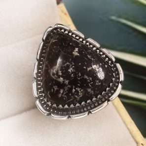 Wild Horse Jasper Size US 9 925 Sterling Silver Ring (REXT64-119)