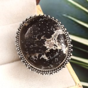 Wild Horse Jasper Size US 11 925 Sterling Silver Ring (REXT64-130)