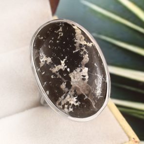 Wild Horse Jasper Size US 11 925 Sterling Silver Ring (REXT64-162)