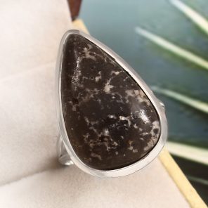Wild Horse Jasper Size US 9 925 Sterling Silver Ring (REXT64-163)
