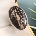 Wild Horse Jasper Size US 10 925 Sterling Silver Ring (REXT64-158)