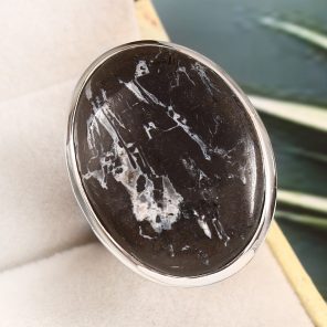 Wild Horse Jasper Size US 10 925 Sterling Silver Ring (REXT64-159)