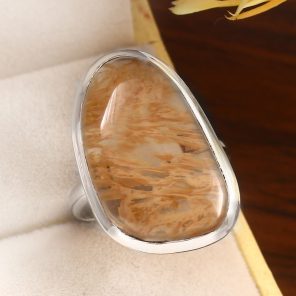 Rutile Size US 10 925 Sterling Silver Ring (RS17-328)