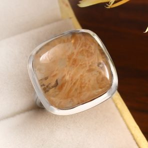 Rutile Size US 10 925 Sterling Silver Ring (RS17-329)