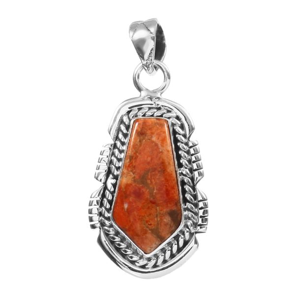 Sponge Coral 1.5" 925 Sterling Silver Pendant (RS53-114)