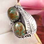 Kingman Turquoise Size US 11 925 Sterling Silver Ring (RS16-146)