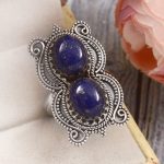 Lapis Lazuli Size US 7 925 Sterling Silver Ring (REXT51-119)