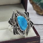 Arizona Turquoise 925 Sterling Silver Ring (REXT46-130)