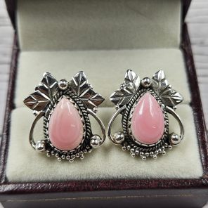 Pink Queen Conch 925 Sterling Silver Stud Earring (RS17-315)