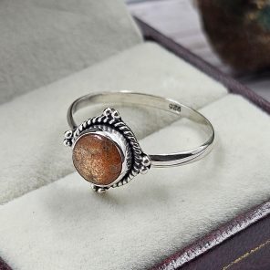 Sunstone 925 Sterling Silver Ring (REXT27-26)