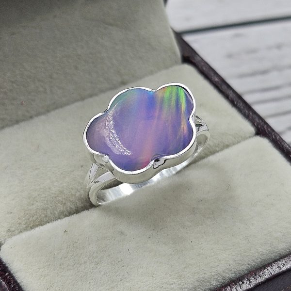 Aurora Opal Cloud 925 Sterling Silver Ring (REXT2-4) - Image 3