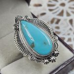 Arizona Turquoise 925 Sterling Silver Ring (REXT50-71)