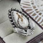 Wild Horse Jasper 925 Sterling Silver Ring (REXT80-2)