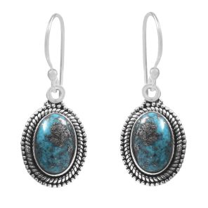 Morenci Turquoise 925 Sterling Silver Earring (RS12-150)
