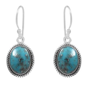 Morenci Turquoise 925 Sterling Silver Earring (RS12-168)