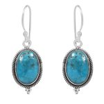Morenci Turquoise 925 Sterling Silver Earring (RS12-211)