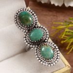 Kingman Turquoise Size US 6 925 Sterling Silver Ring (REXT55-28)