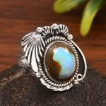 Cantera Opal Size US 9 925 Sterling Silver Ring (REXT76-106)