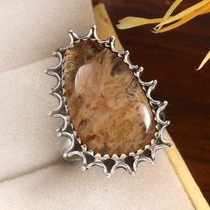 Rutile Size US 10 925 Sterling Silver Ring (RS17-362)