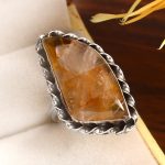 Rutile Size US 9 925 Sterling Silver Ring (RS17-367)