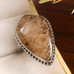 Rutile Size US 9 925 Sterling Silver Ring (RS17-368)