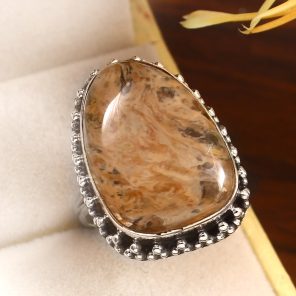 Rutile Size US 9 925 Sterling Silver Ring (RS17-369)