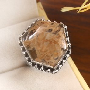 Rutile Size US 11 925 Sterling Silver Ring (RS17-359)
